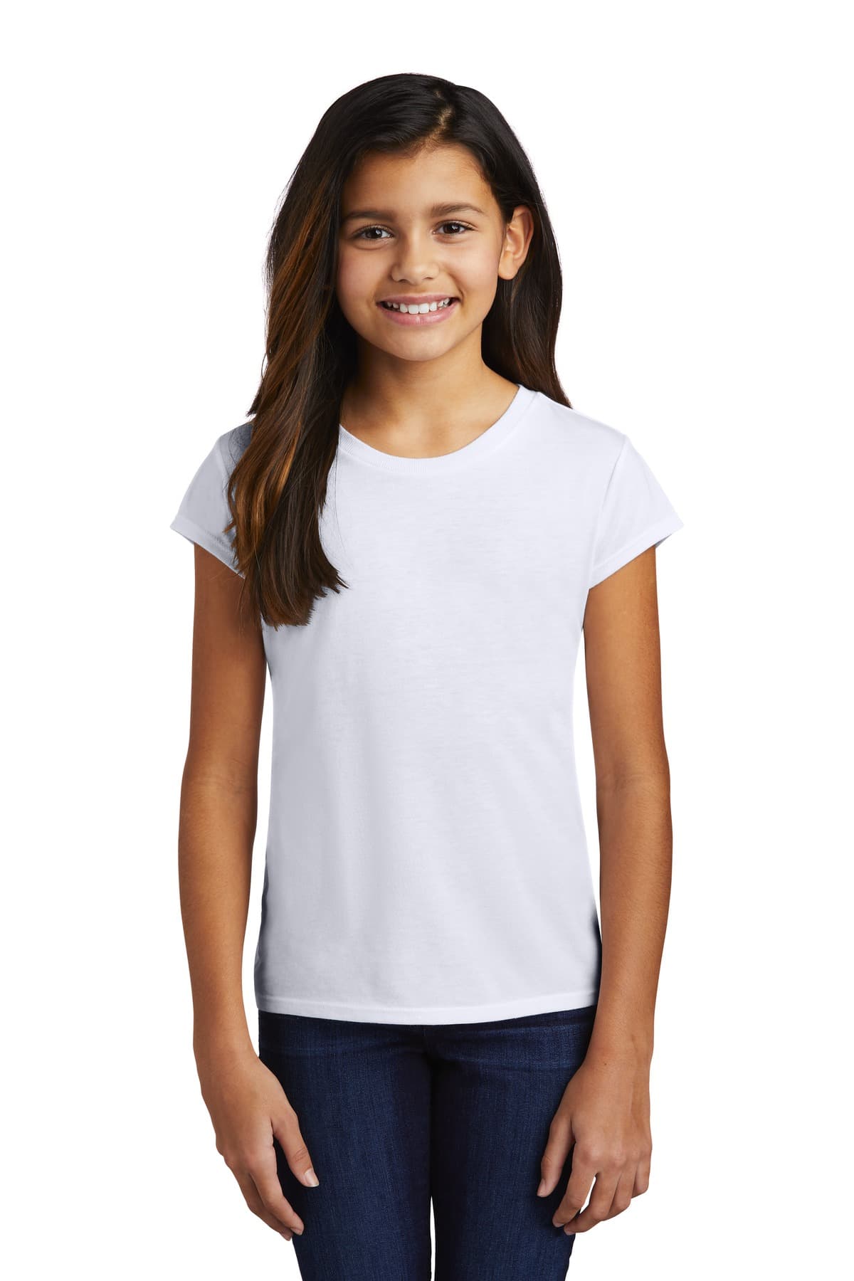 DISCONTINUED District ® Girls Perfect Tri ® Tee DT130YG